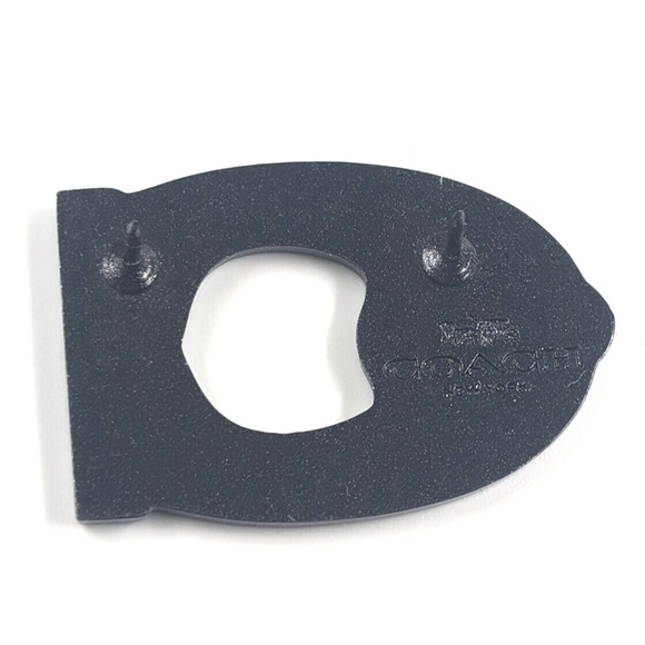 Coach New York Red Letter C Silver Tone Enamel Lapel Pin Fashion Jewelry Promo - Picture 4 of 6